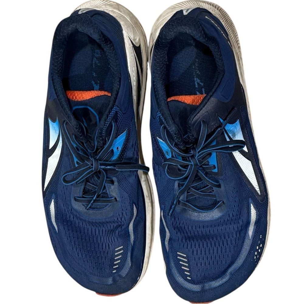 Altra Men's Paradigm 6 Navy Light Blue Estate Blue Lace Up Sneakers. 11. - Picture 3 of 9
